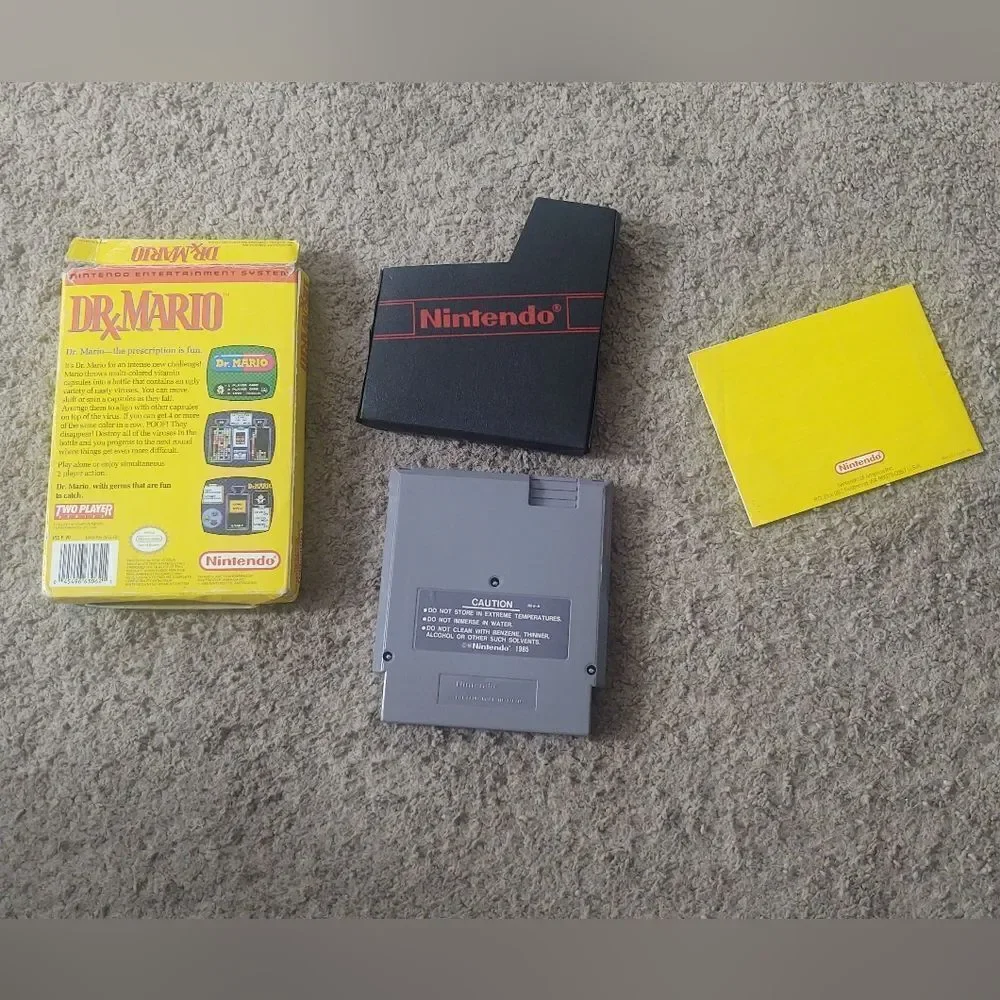 Dr. Mario for Nintendo NES COMPLETE PRE-OWNED WITH BOX & MANUAL